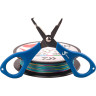 Шнур DAIWA J-Braid Grand X8E-W/SC 135м 0,20мм Island Blue + ножницы 40002629